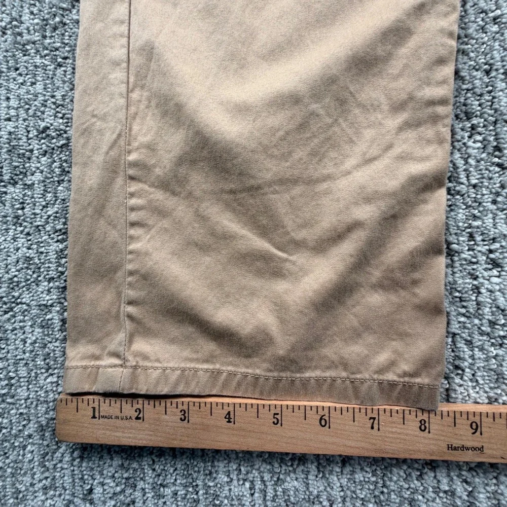 UNTUCKit 5 Pocket Pant Men 35x32 Tan Relaxed Fit Pima Cotton Stretch 40067